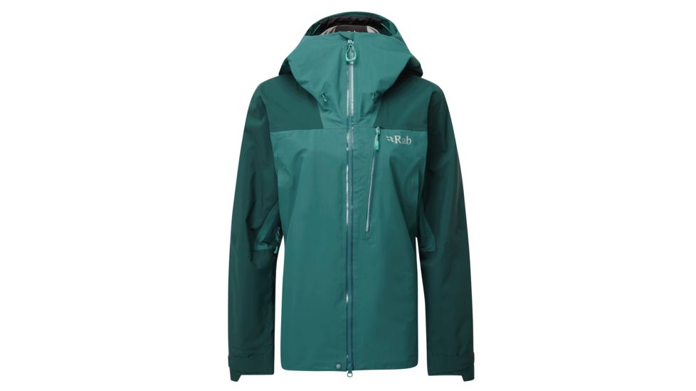Rab Ladakh Jacket GTX - Womens, Sagano Green/Atlantis, Size 12, QWG-22-SG-12