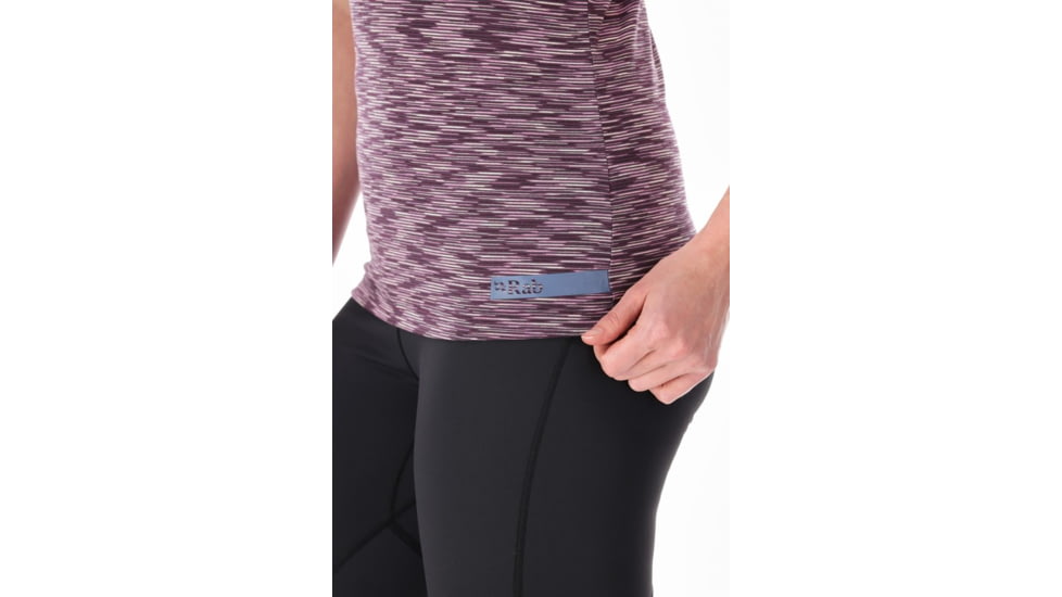 Rab Lineal Tank - Women's, 12 UK, Heather, QBL-24-HEA-12