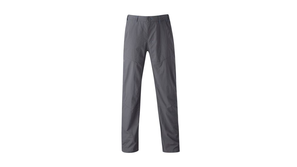 Rab Men's Longitude Pant, Graphene, Extra Large, 36 Waist, Regular Inseam, QFT-28-GR-XL