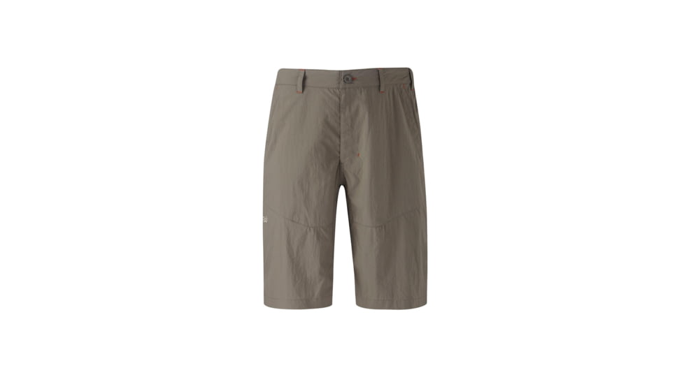 Rab Longitude Shorts - Mens Regular Inseam, Pepper, Small/30 Waist, QFT-29-PP-S