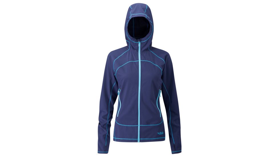 DEMO, Rab Womens Lunar Jacket, Twilight, 12, QWS-27-TW-12-DEMO