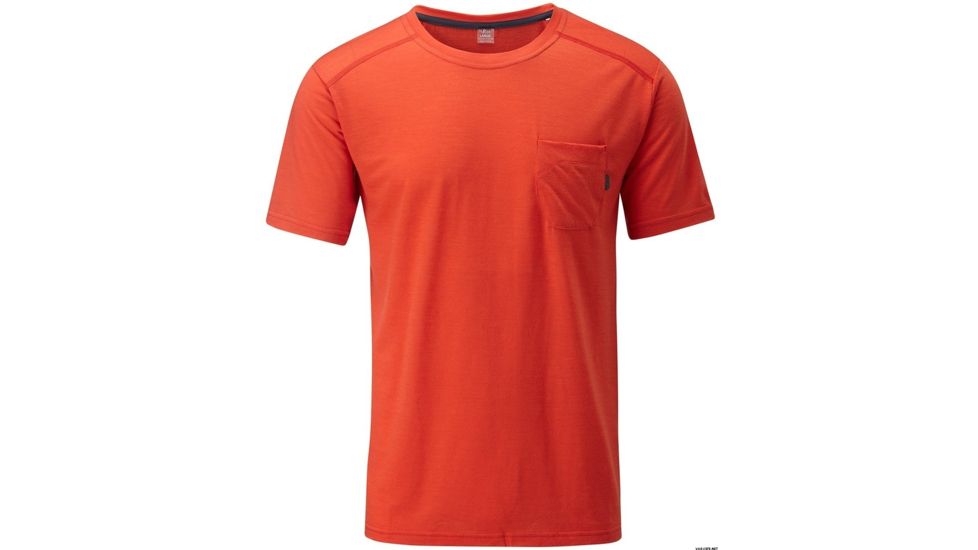 Rab MeCo 120 Layback Tee - Men's -Oxide-Large
