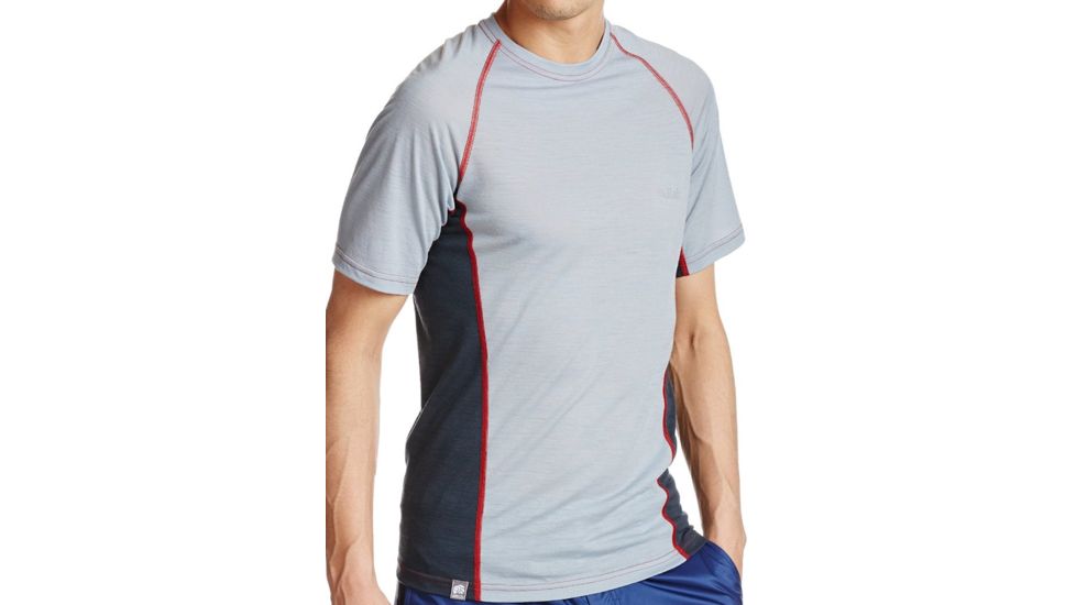 Rab MeCo 120 Long Sleeve Tee - Men's-Mineral-Small