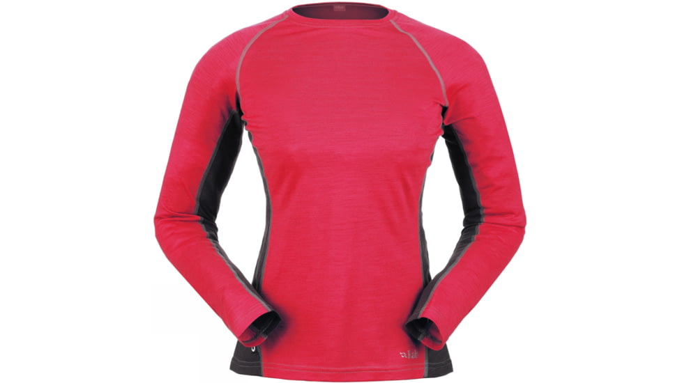 Rab MeCo 120 Long Sleeve Tee - Women's-Dragonfruit-Large