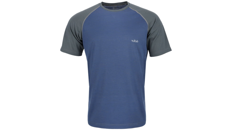 Rab MeCo 140 Short Sleeve Tee - Men's-Pluto/Smoke-Medium