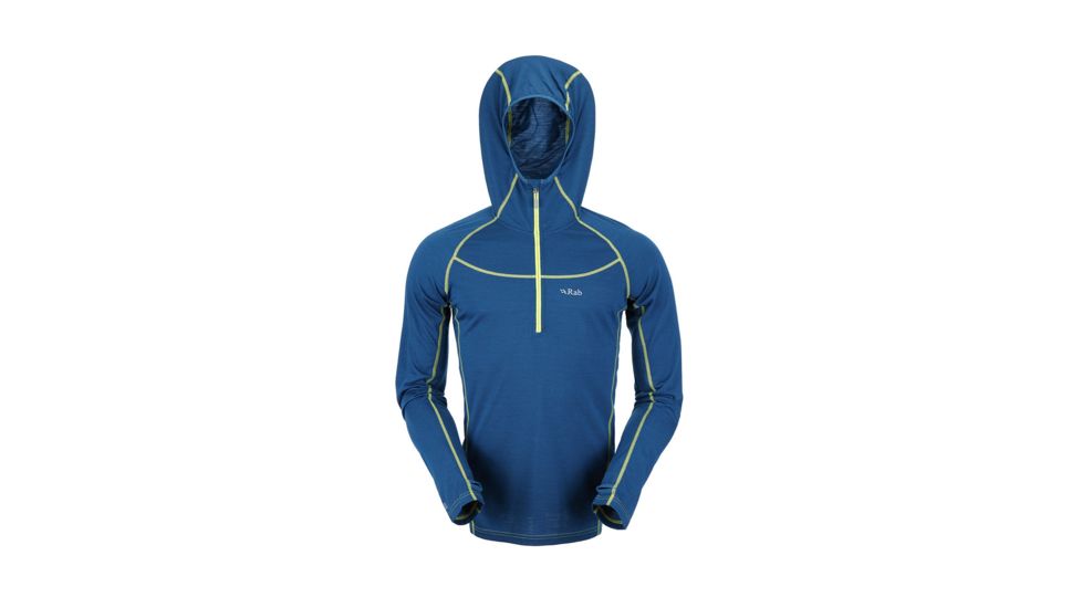 Rab MeCo 165 Hoodie - Men's-Ink-Large