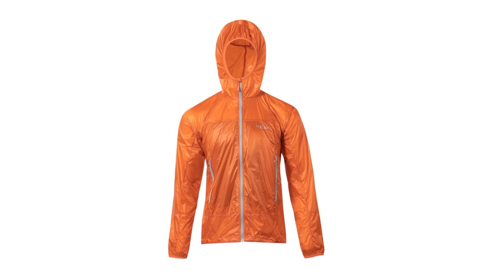 Rab Men's Wind Jacket, Pumpkin, Large, QXW-29-PU-L