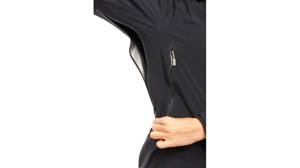 Rab Meridian Jacket - Womens, Black, 10, QWG-45-BL-10