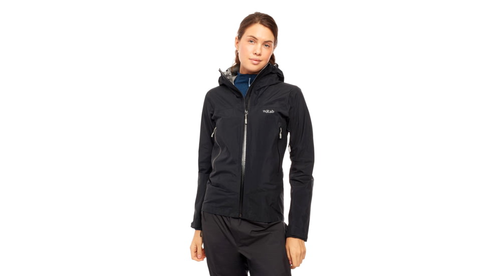 Rab Meridian Jacket - Womens, Black, 10, QWG-45-BL-10