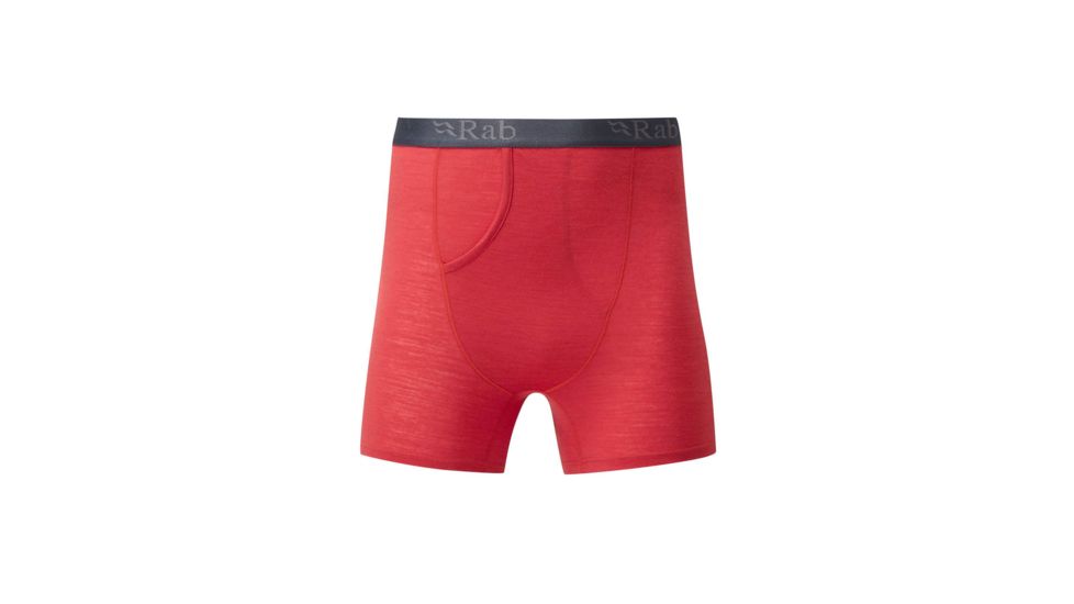 Rab Merino+ 120 Boxers - Mens, Cayenne, Extra Small, QBU-21-CY-XS