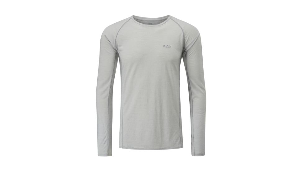 Rab Merino+ 120 Long Sleeve Crew - Men's -Dark Mirage-X-Large