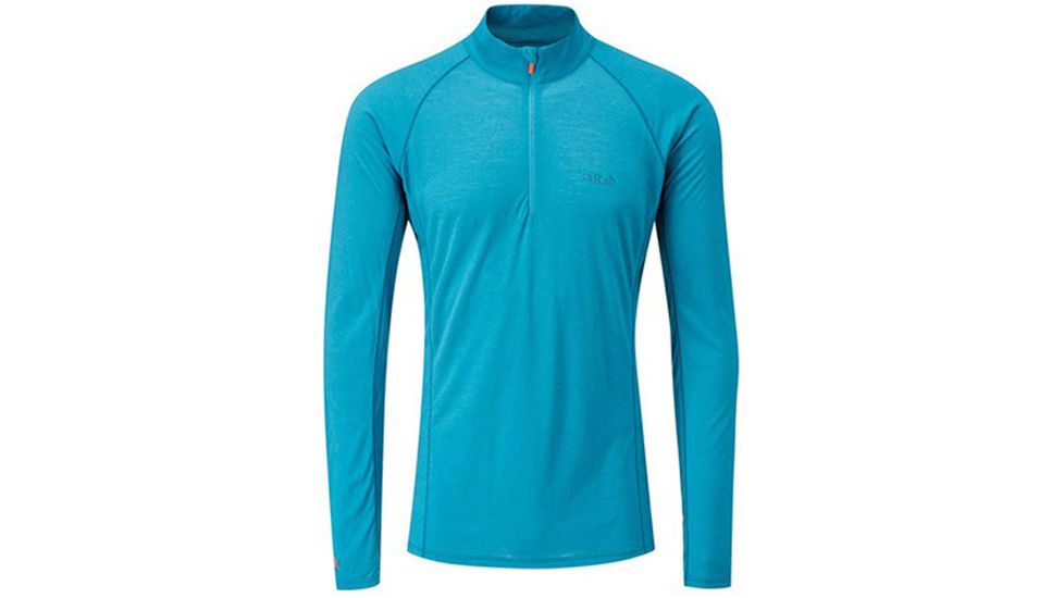 Rab Merino+ 120 Long Sleeve Zip Tee - Men's -Amazon-Large