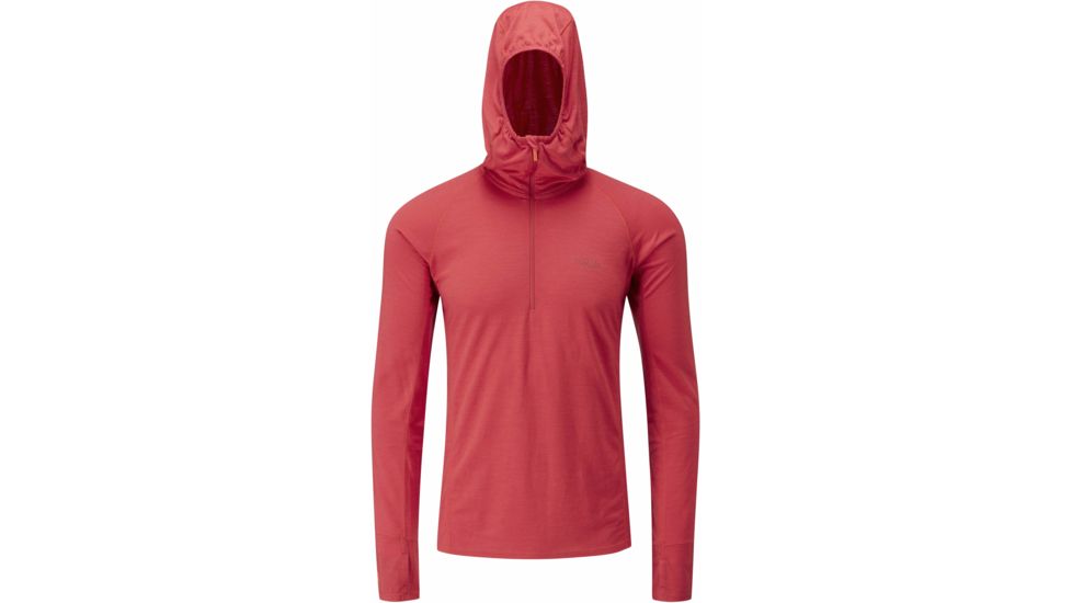 Rab Merino+ 160 Hoody - Men's -Cayenne-Medium