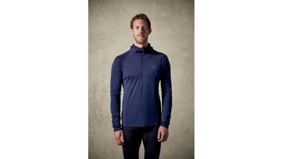 Rab Merino+ 160 Hoody - Mens, Twilight, Extra Large, QBU-28-TW-XL