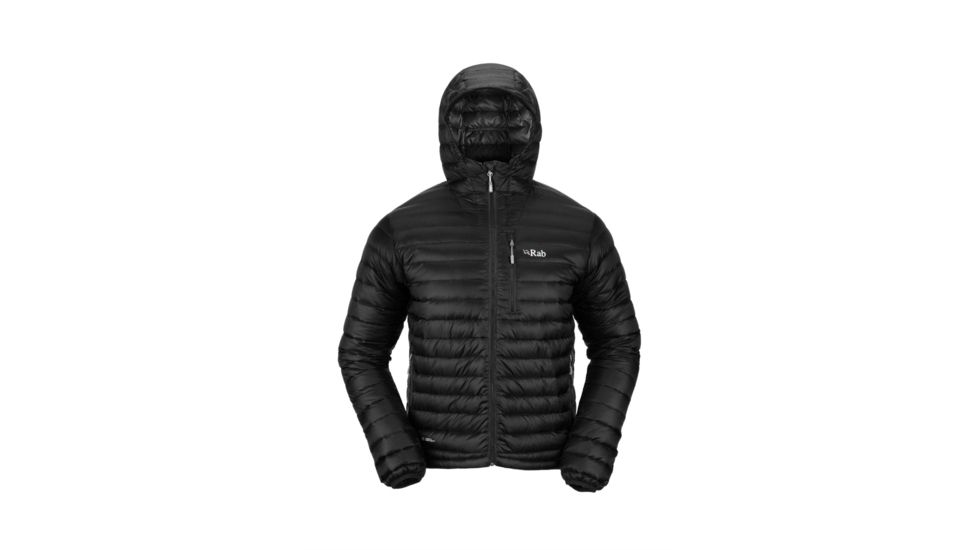 Rab Microlight Alpine Jacket - Men's, Black, Medium, QDA-54-BL-M