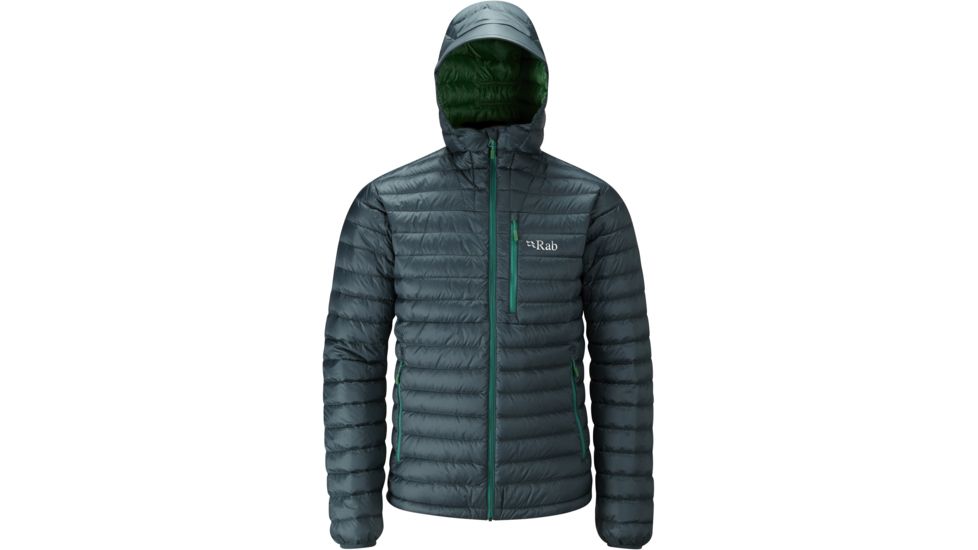 Rab Microlight Alpine Jacket - Men's, Evergreen/Green, Large, QDA-62-GN-L