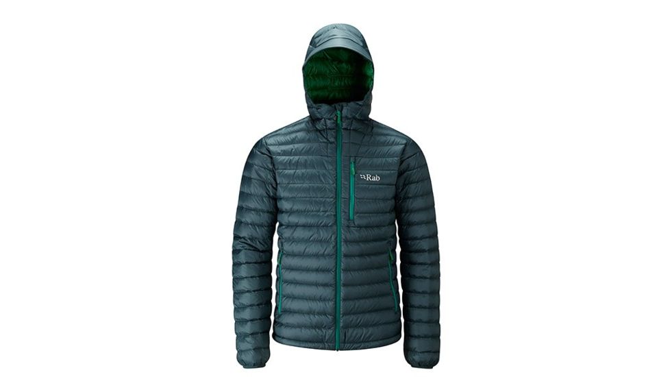 Rab Microlight Alpine Jacket - Men's, Evergreen/Green, XL, QDA-62-GN-XL