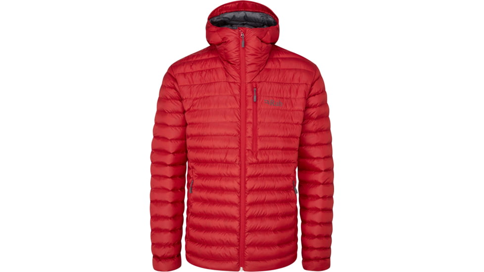 Rab Microlight Alpine Jacket - Men's, Ascent Red, Medium, QDB-12-ASR-MED