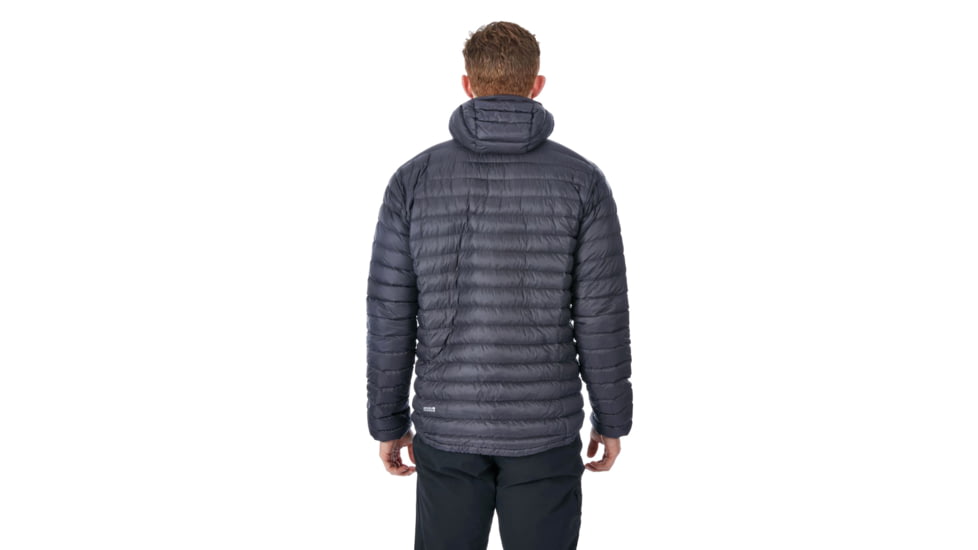 Rab Microlight Alpine Jacket - Men's, Beluga/Dijon, Extra Small, QDA-90-BE-XS