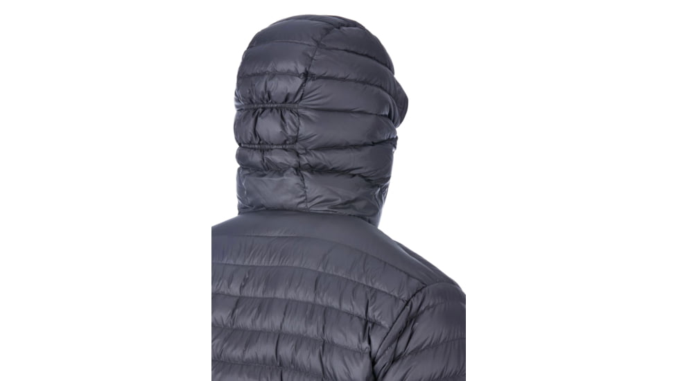 Rab Microlight Alpine Jacket - Men's, Beluga/Dijon, Extra Small, QDA-90-BE-XS