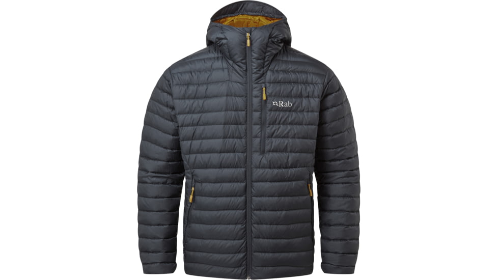 Rab Microlight Alpine Jacket - Men's, Beluga, Small, QDB-12-BE-S