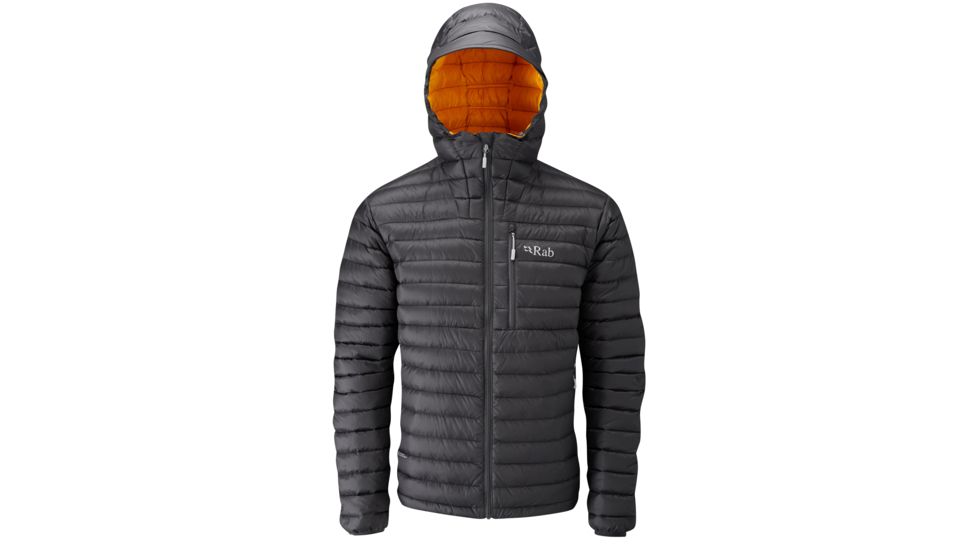 Rab Microlight Alpine Jacket - Mens-Beluga/Squash-X-Large