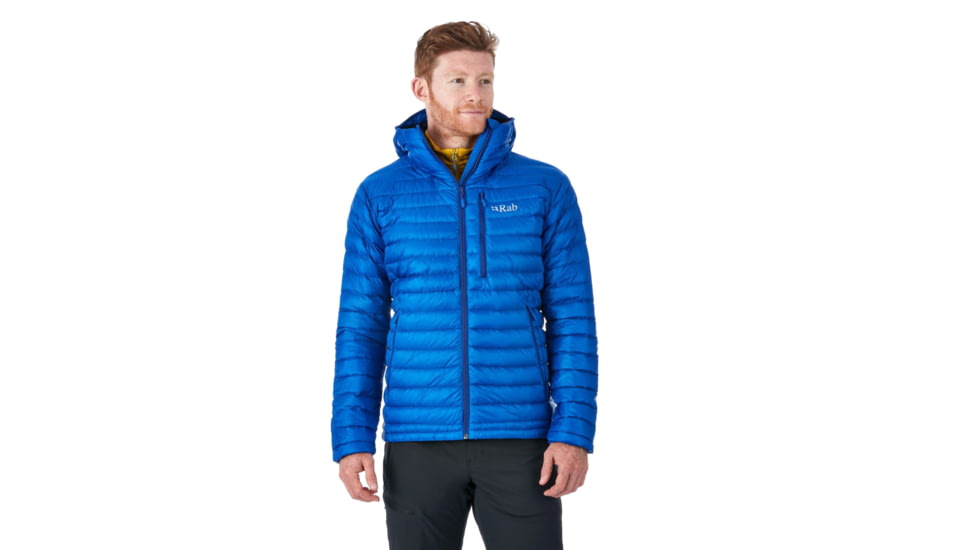 Rab Microlight Alpine Jacket - Men's, Celestial/Deep ink, Extra Small, QDA-90-CE-XS