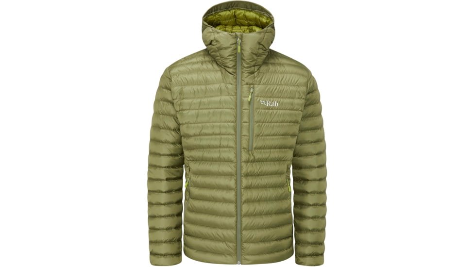 Rab Microlight Alpine Jacket - Men's, Chlorite Green, Large, QDB-12-CHG-LRG