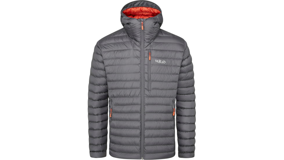 Rab Microlight Alpine Jacket - Men's, Graphene, Extra Large, QDB-12-GRH-XLG