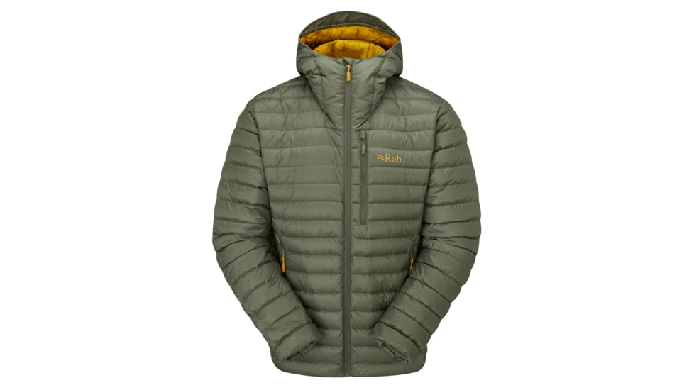 Rab Microlight Alpine Jacket - Men's, Light Khaki, Extra Large, QDB-12-LKH-XLG