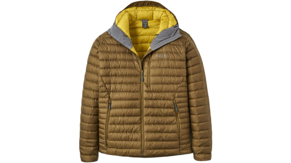 Rab Microlight Alpine Jacket - Men's, Oak, Large, QDB-12-OAK-LRG
