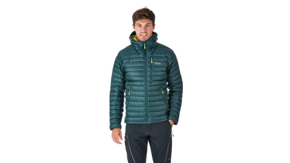 Rab Microlight Alpine Jacket - Men's, Pine, 2XS, QDA-90-PI-XXS