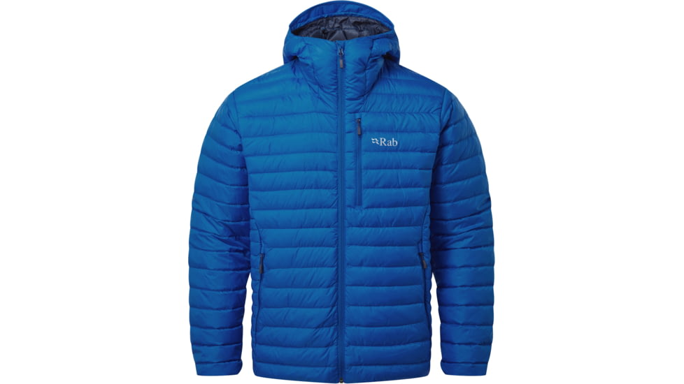 Rab Microlight Alpine Jacket - Men's, Polar Blue, Large, QDB-12-PB-L