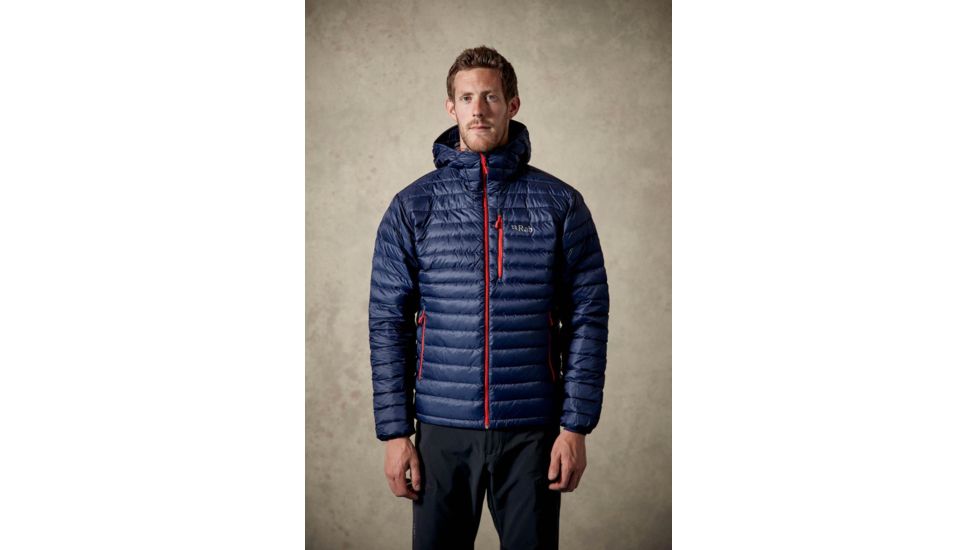 Rab Microlight Alpine Jacket - Mens, Twilight/Shark, Extra Small, QDA-62-TW-XS