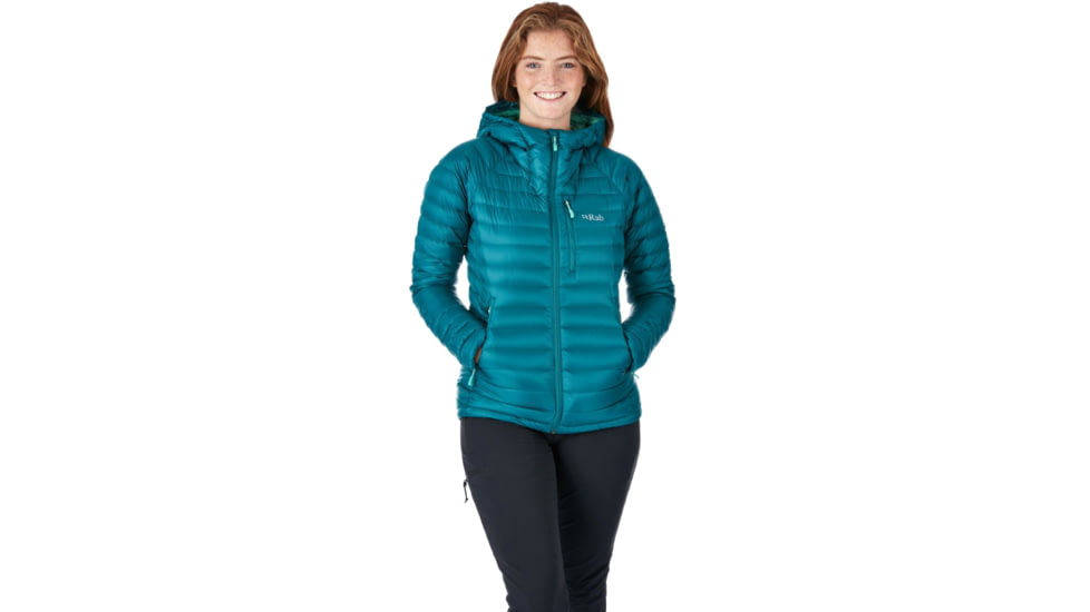 Rab Microlight Alpine Jacket - Women's, 14 UK, Atlantis/Cascade, QDA-92-AT-14
