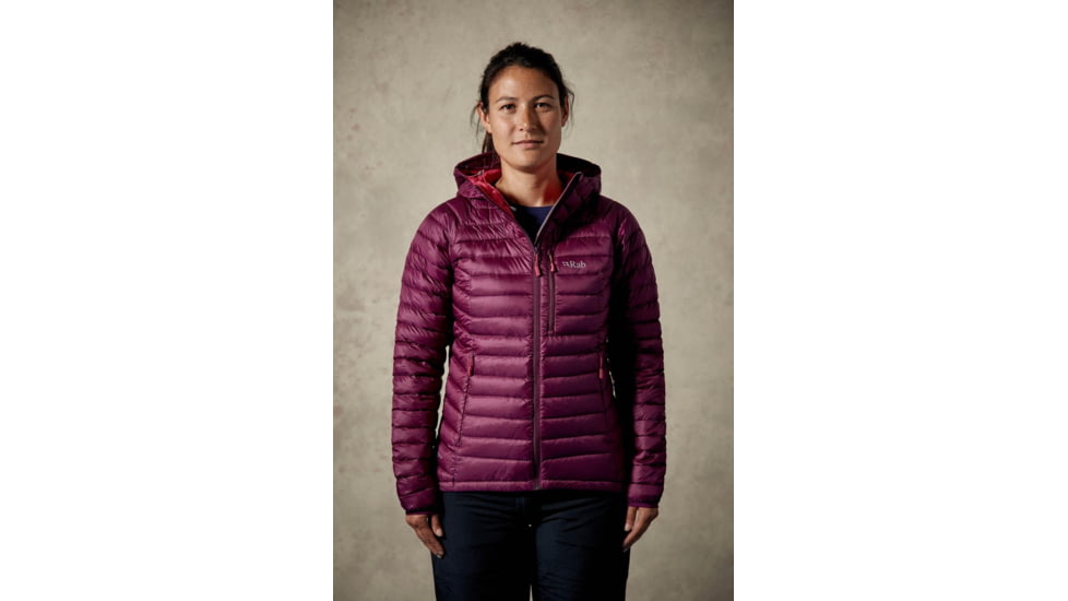Rab Microlight Alpine Jacket - Women's, 18 UK, Berry/Tayberry, QDA-65-BY-18