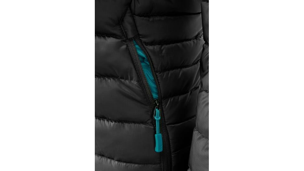 Rab Microlight Alpine Jacket - Women's, 8 UK, Black, QDB-13-BL-08