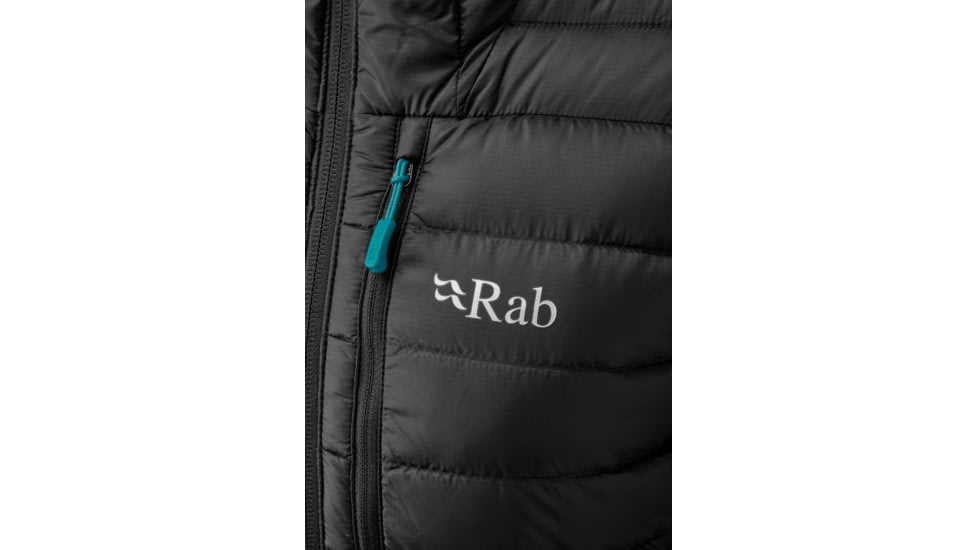 Rab Microlight Alpine Jacket - Women's, 8 UK, Black, QDB-13-BL-08