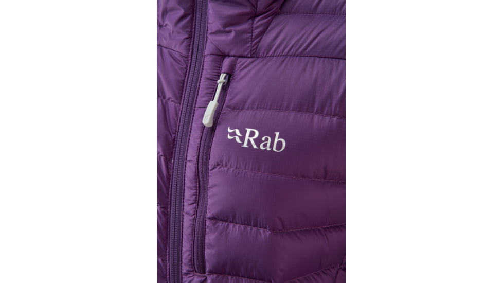Rab Microlight Alpine Jacket - Women's, 10 UK, Blackcurrant, QDB-13-BC-10