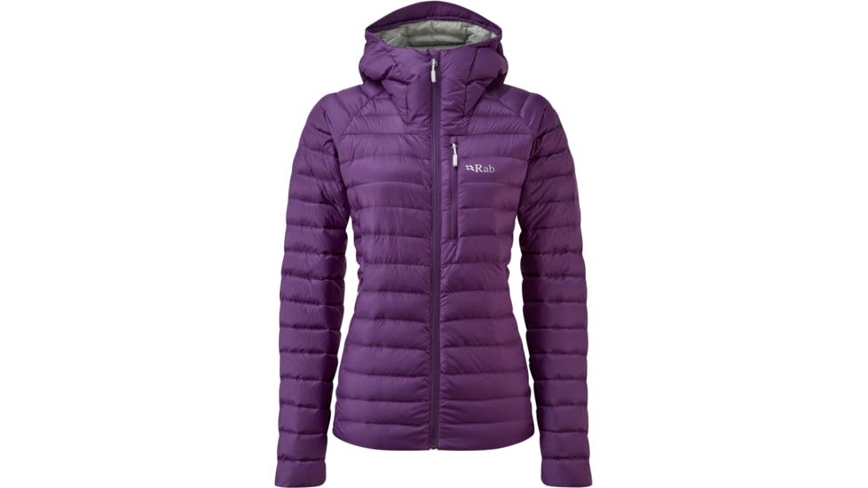 Rab Microlight Alpine Jacket - Women's, 10 UK, Blackcurrant, QDB-13-BC-10