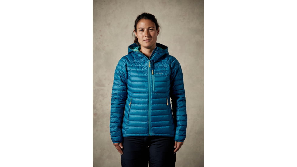 Rab Microlight Alpine Jacket - Women's, 18 UK, Blazon/Seaglass, QDA-65-BZ-18