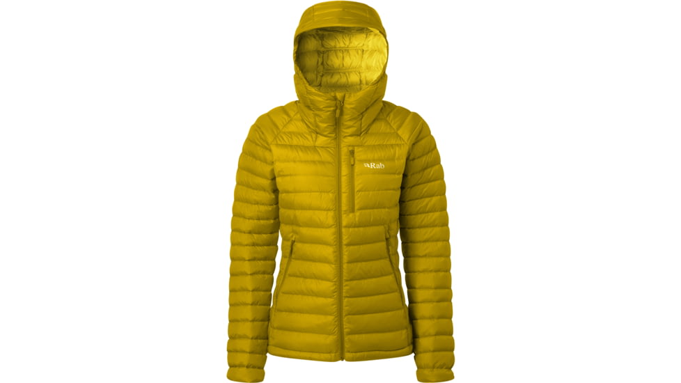 Rab Microlight Alpine Jacket - Women's, 16 UK, Dark Sulphur, QDA-92-DS-16