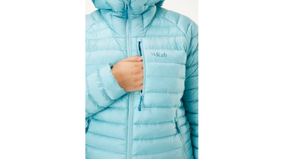 Rab Microlight Alpine Jacket - Women's, 8 UK, Meltwater, QDB-13-MEL-08