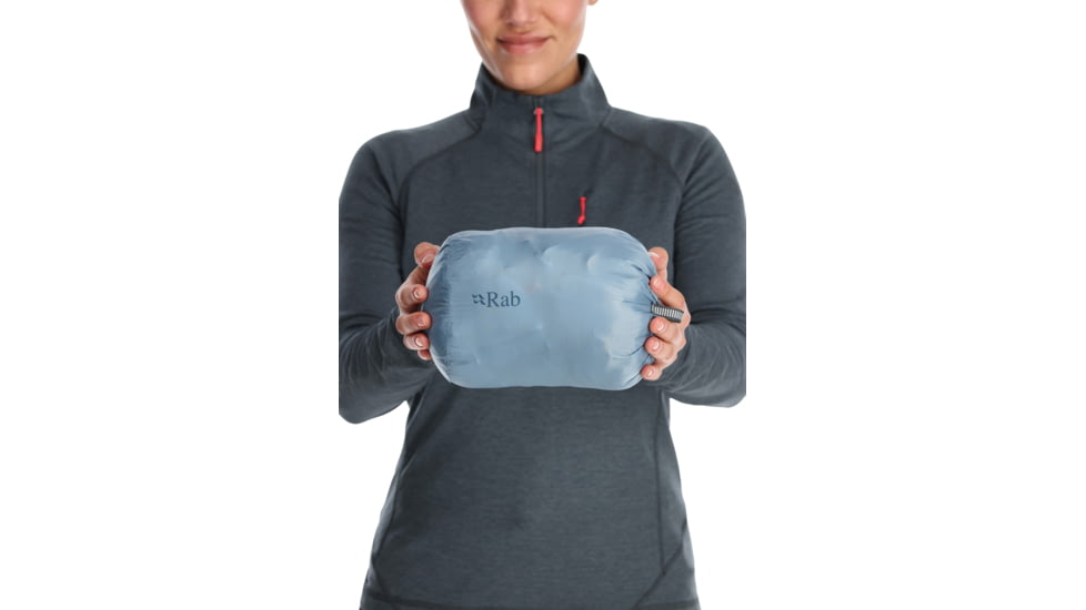 Rab Microlight Alpine Jacket - Women's, 8 UK, Orion Blue/Citadel, QDB-13-OBC-08