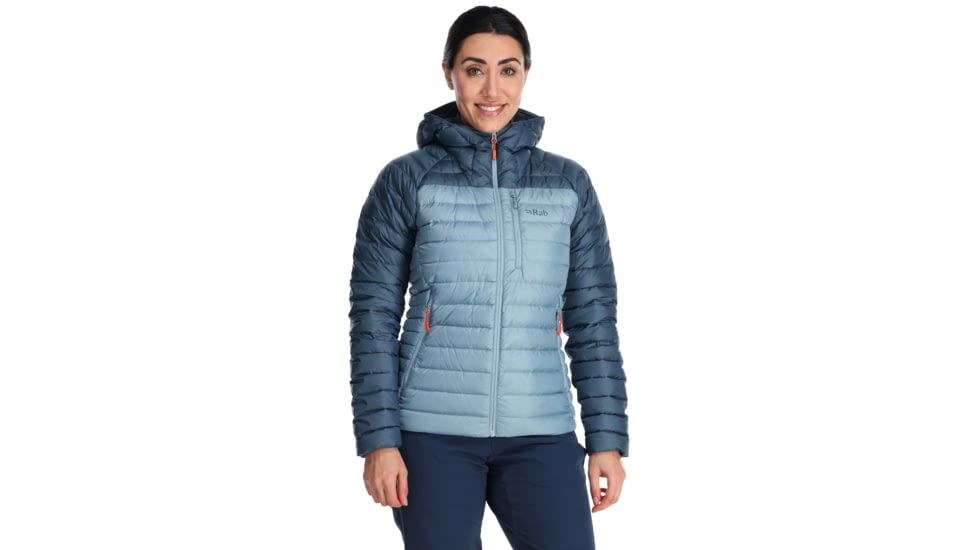 Rab Microlight Alpine Jacket - Women's, 8 UK, Orion Blue/Citadel, QDB-13-OBC-08