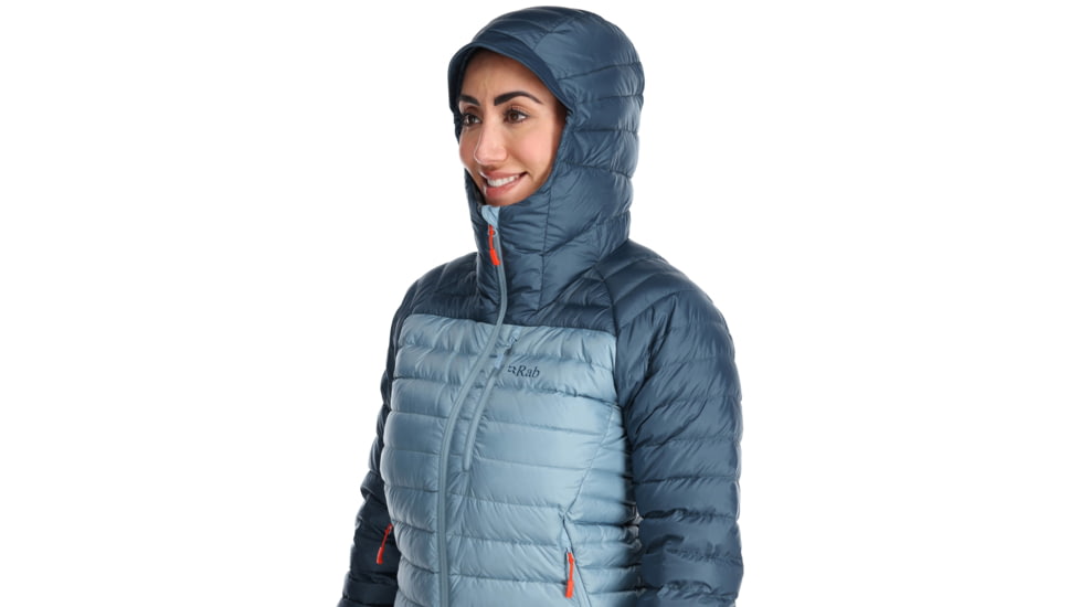 Rab Microlight Alpine Jacket - Women's, 8 UK, Orion Blue/Citadel, QDB-13-OBC-08