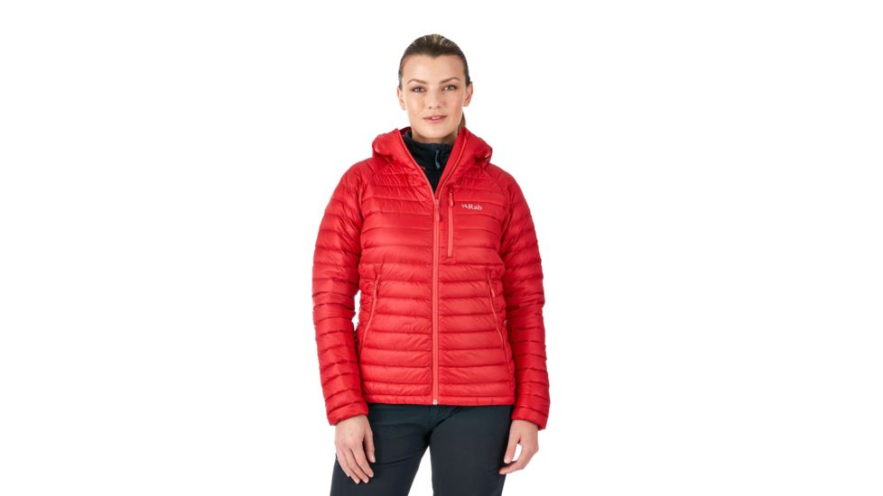 Rab Microlight Alpine Jacket - Women's, 16 UK, Ruby/Crimson, QDA-92-RU-16