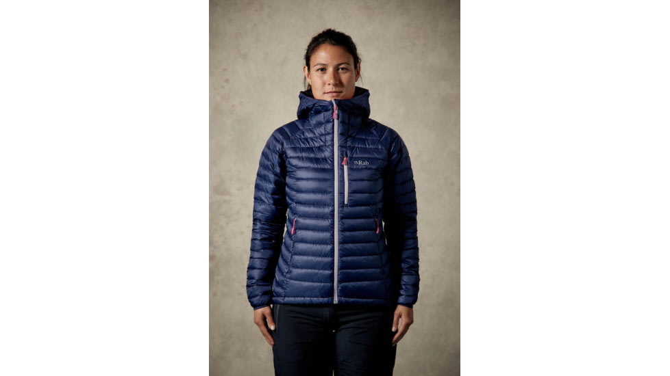Rab Microlight Alpine Jacket - Women's, 18 UK, Twilight/Fuschia, QDA-65-TW-18
