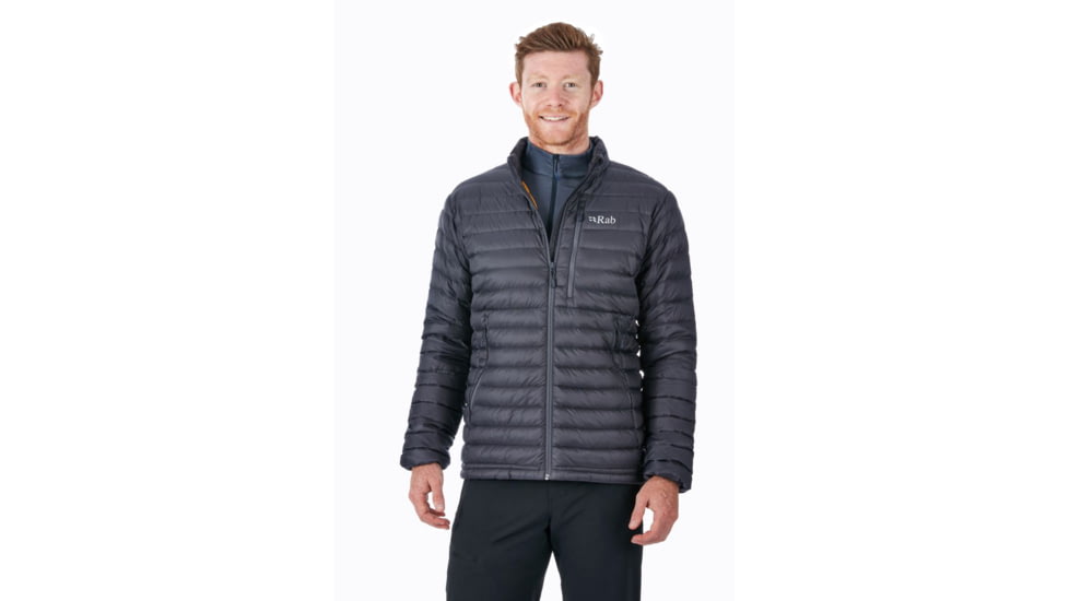 Rab Microlight Jacket, Beluga/Dijon, 2XL, QDA-94-BE-XXL