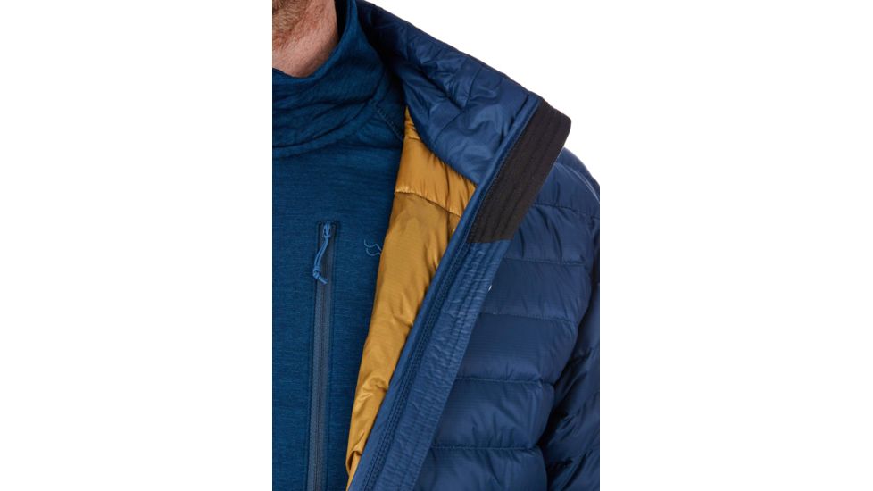 Rab Microlight Jacket - Mens, Deep ink/Footprint, Medium, QDA-94-DI-M